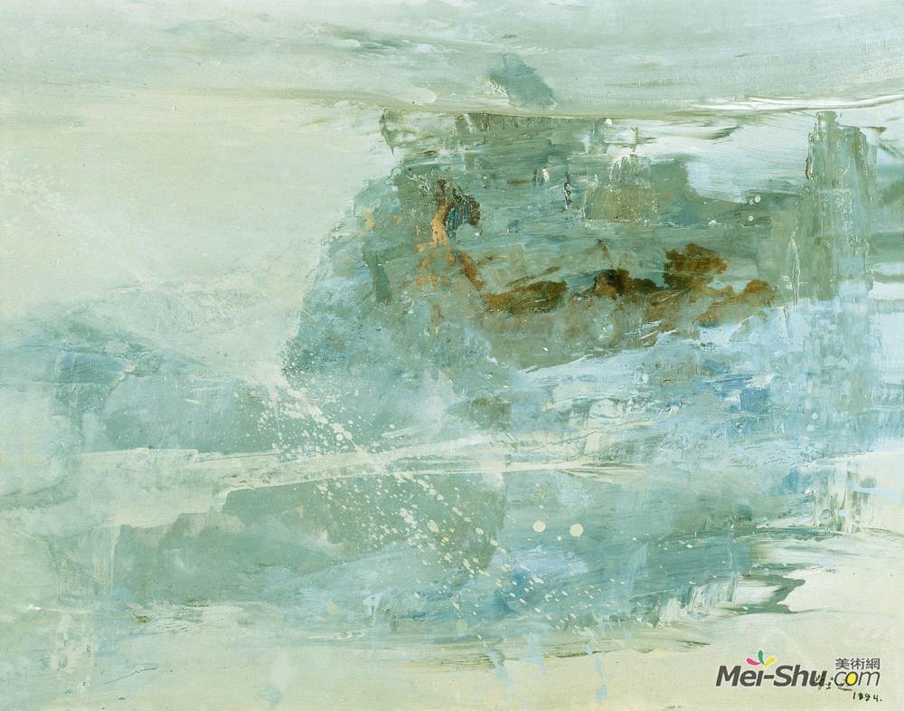 《寒冬已过》刘迅油画艺术作品
