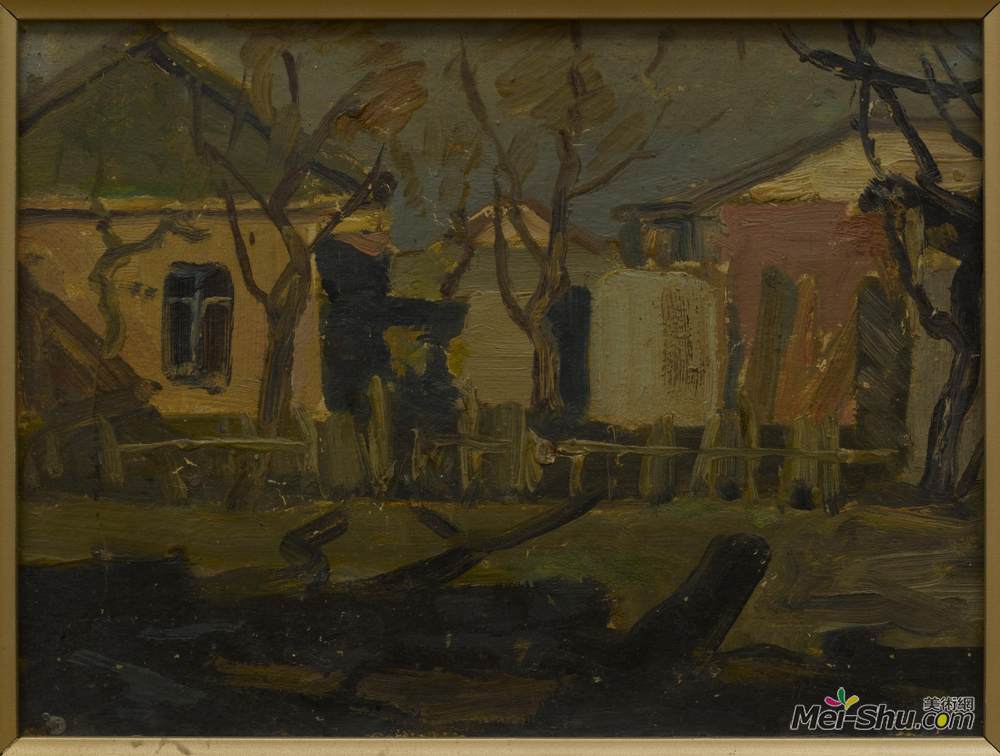 《明朗的月光》韩景生油画作品