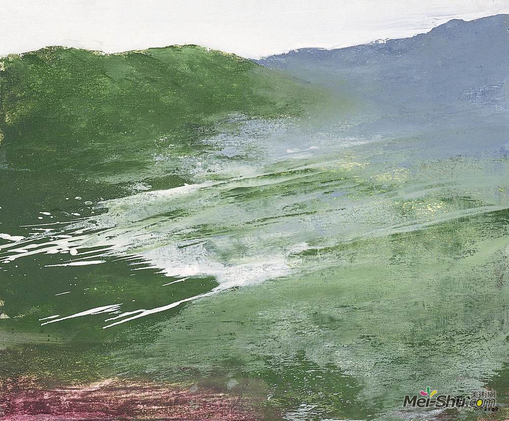 《山中雾》刘迅油画高清作品