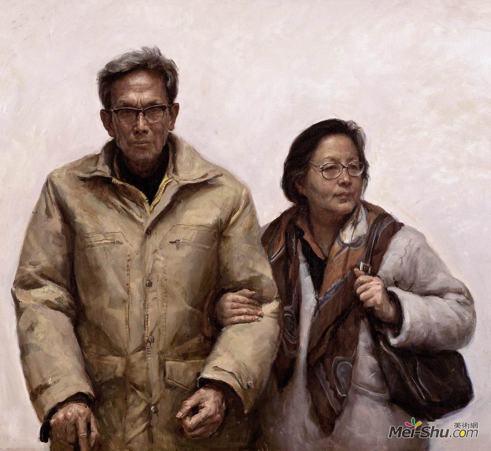 《伴》尚丁油画作品
