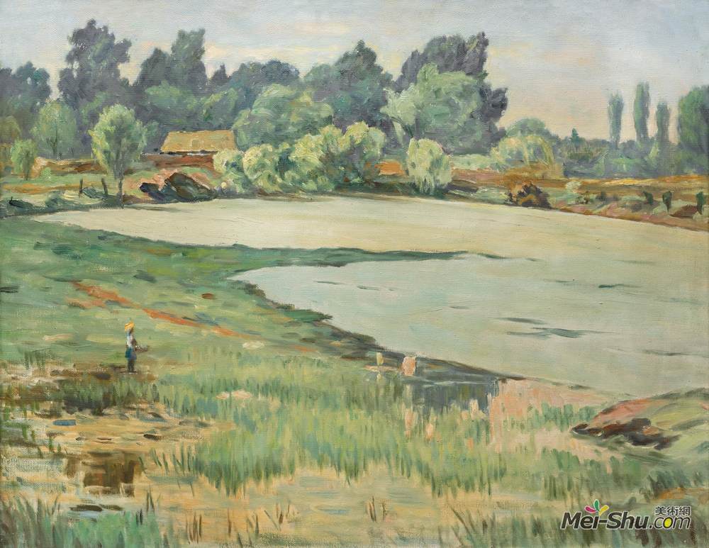 《浮萍》韩景生油画艺术作品欣赏