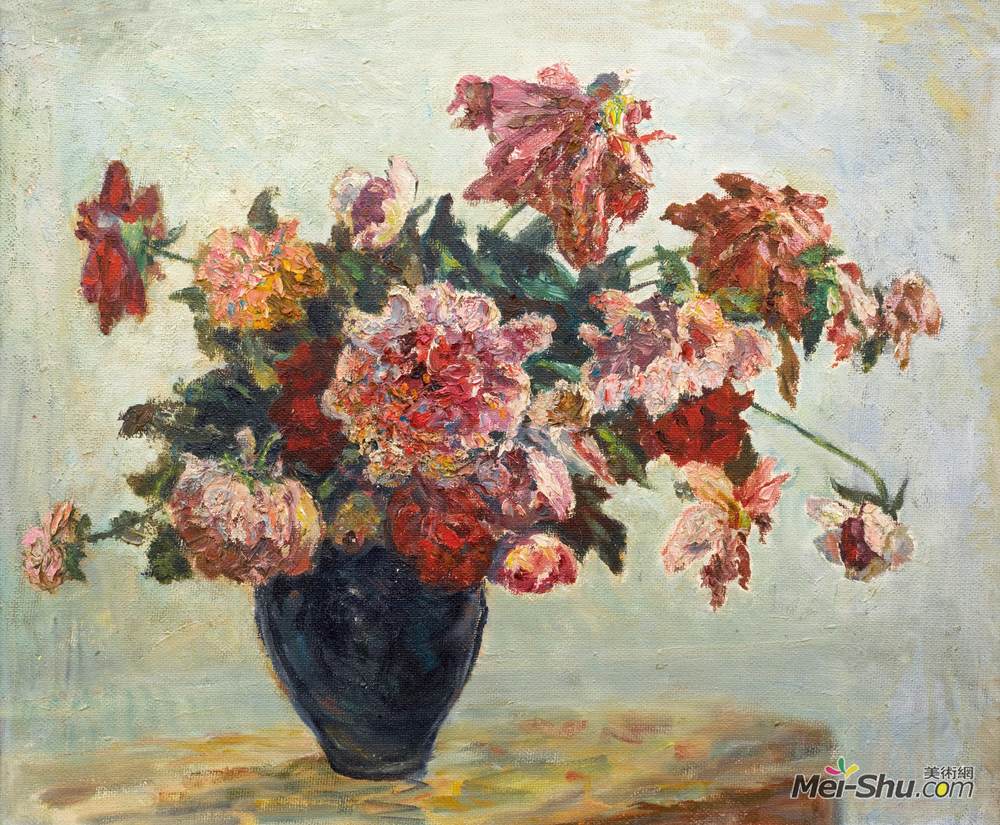 《落芍》韩景生油画艺术作品欣赏