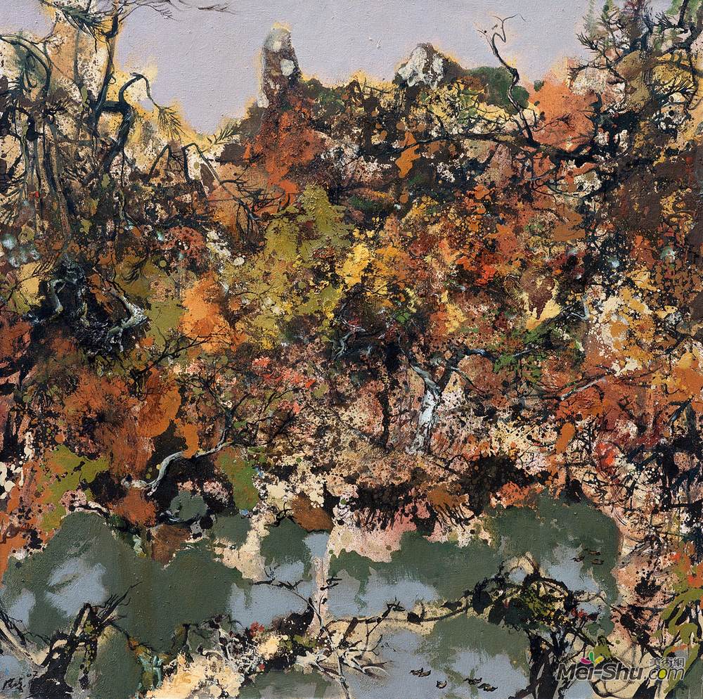 《醉颜》洪凌油画高清作品欣赏