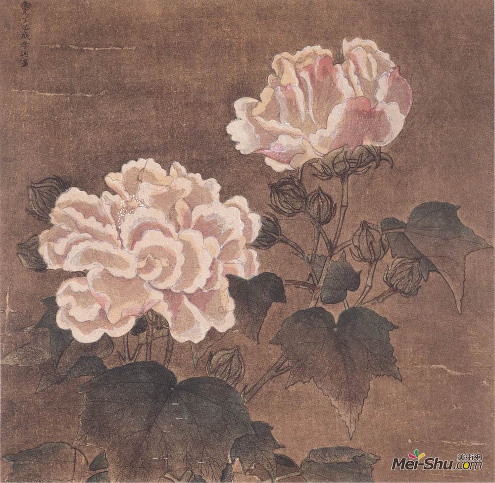 《木芙蓉图》李迪版画高清作品欣赏