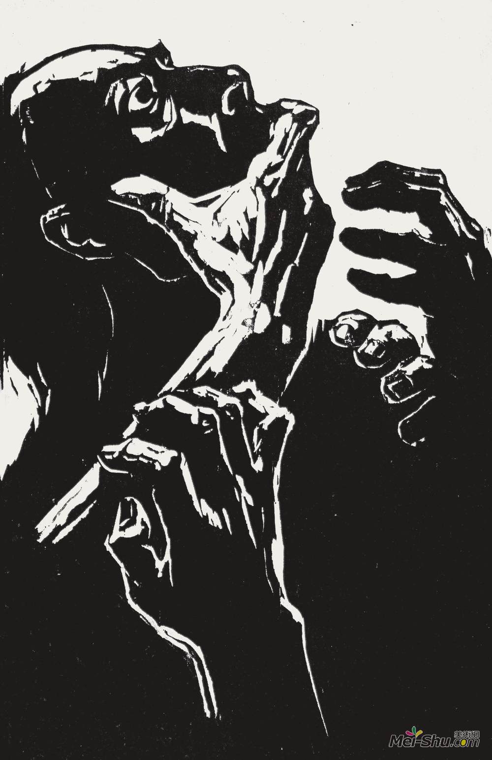 《《狂人日记》之二十三》赵延年版画作品欣赏