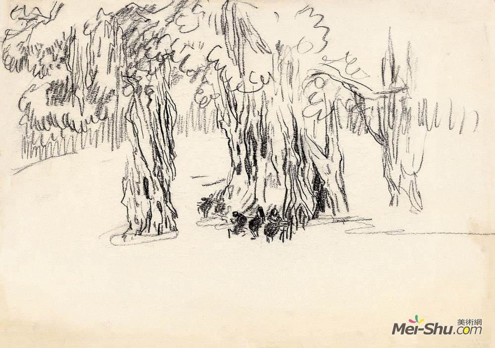 《埃及写生9》赵望云中国画高清作品欣赏