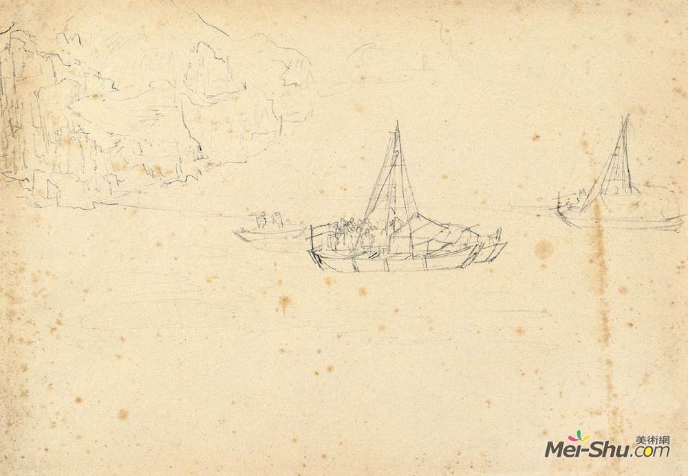 《三门峡写生24》赵望云中国画作品