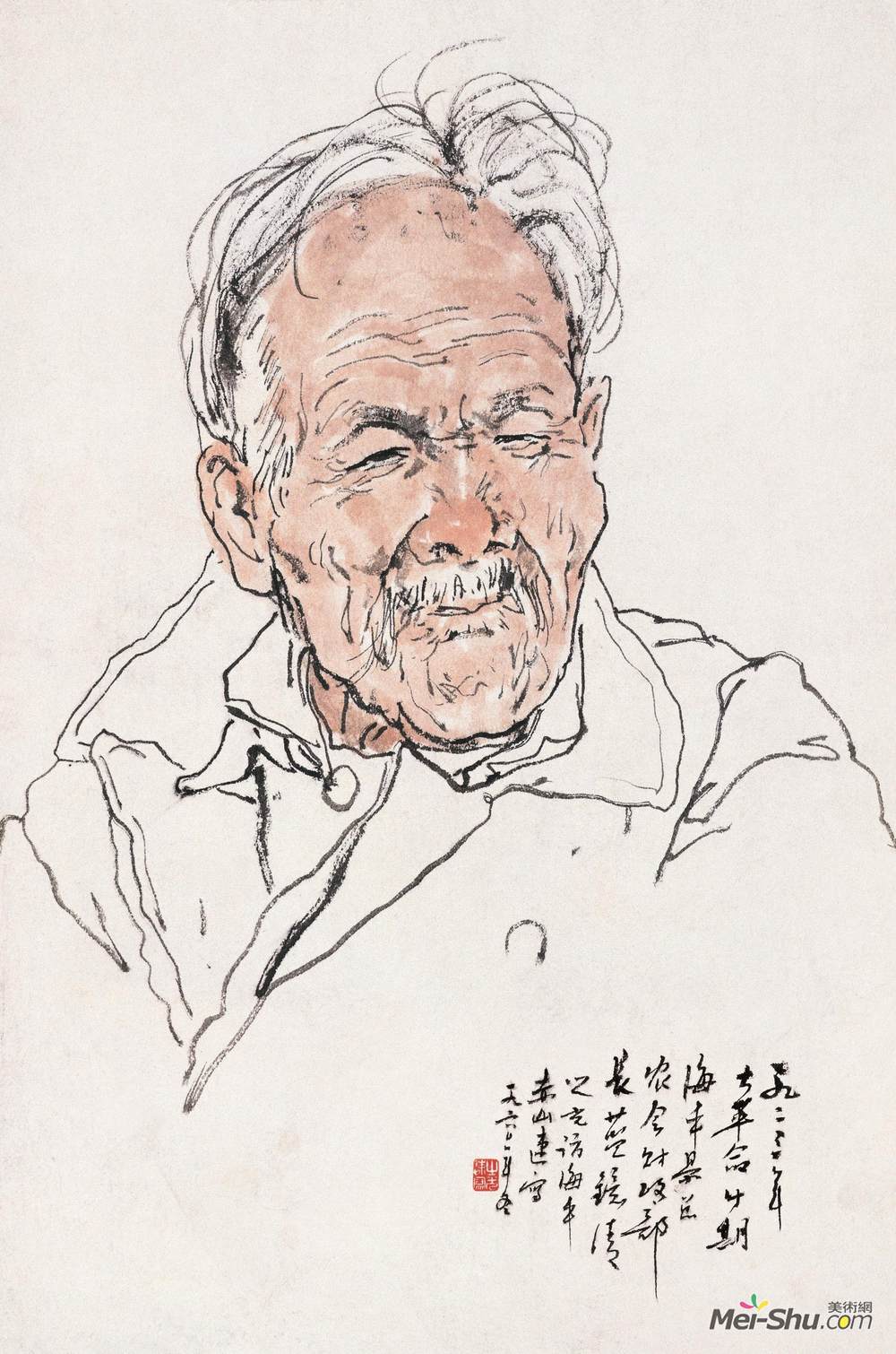 《农会财政部长》杨之光中国画作品欣赏