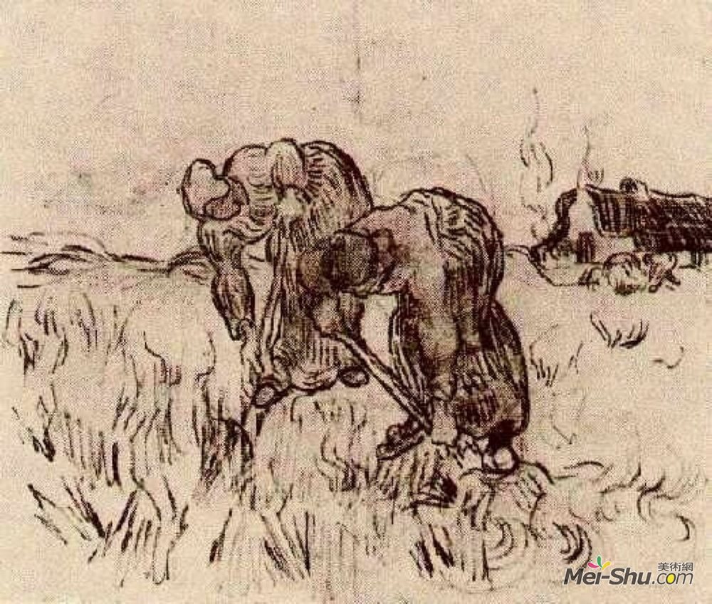挖地的农妇赏析 