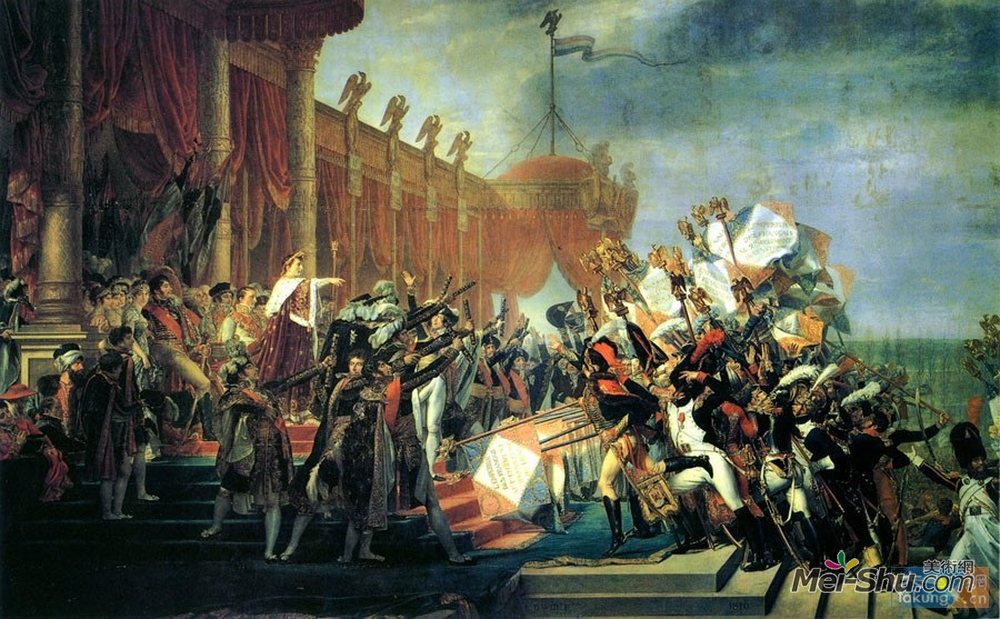 达维特(大卫David)/1804年10月5日军队在五月广场向皇帝宣誓 