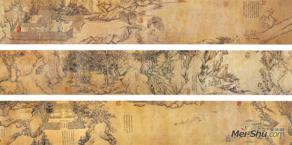 《后赤壁赋图》部分中国山水名画