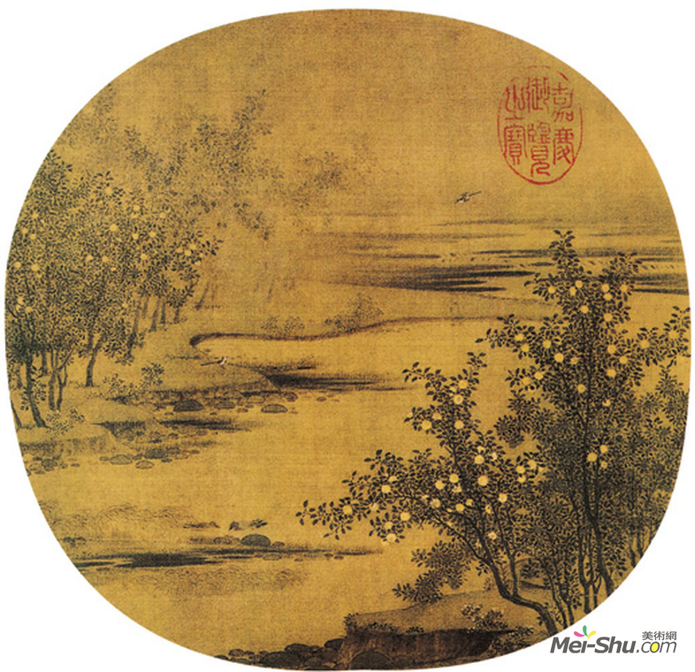 《橙黄橘绿图》中国花鸟名画