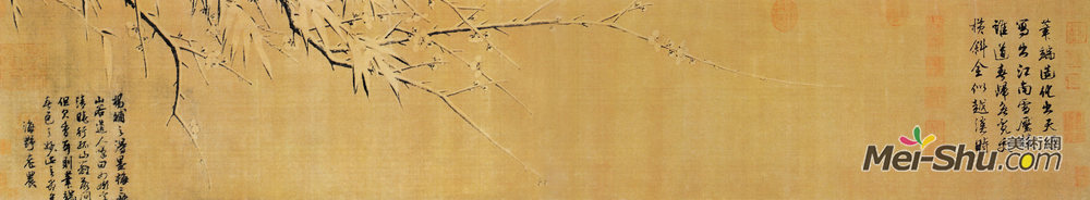 《雪梅图》中国花鸟名画