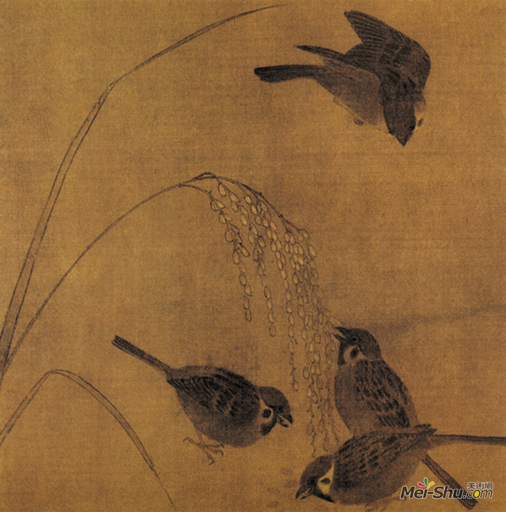 《谷丰安乐图》中国花鸟名画