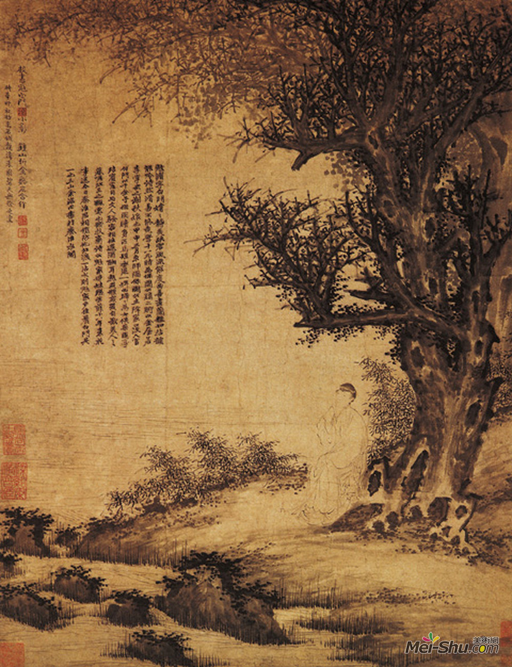 《寇眉像》清吴宏 樊圻纸本设色纵79.5厘米横60.6厘米南京博物馆藏