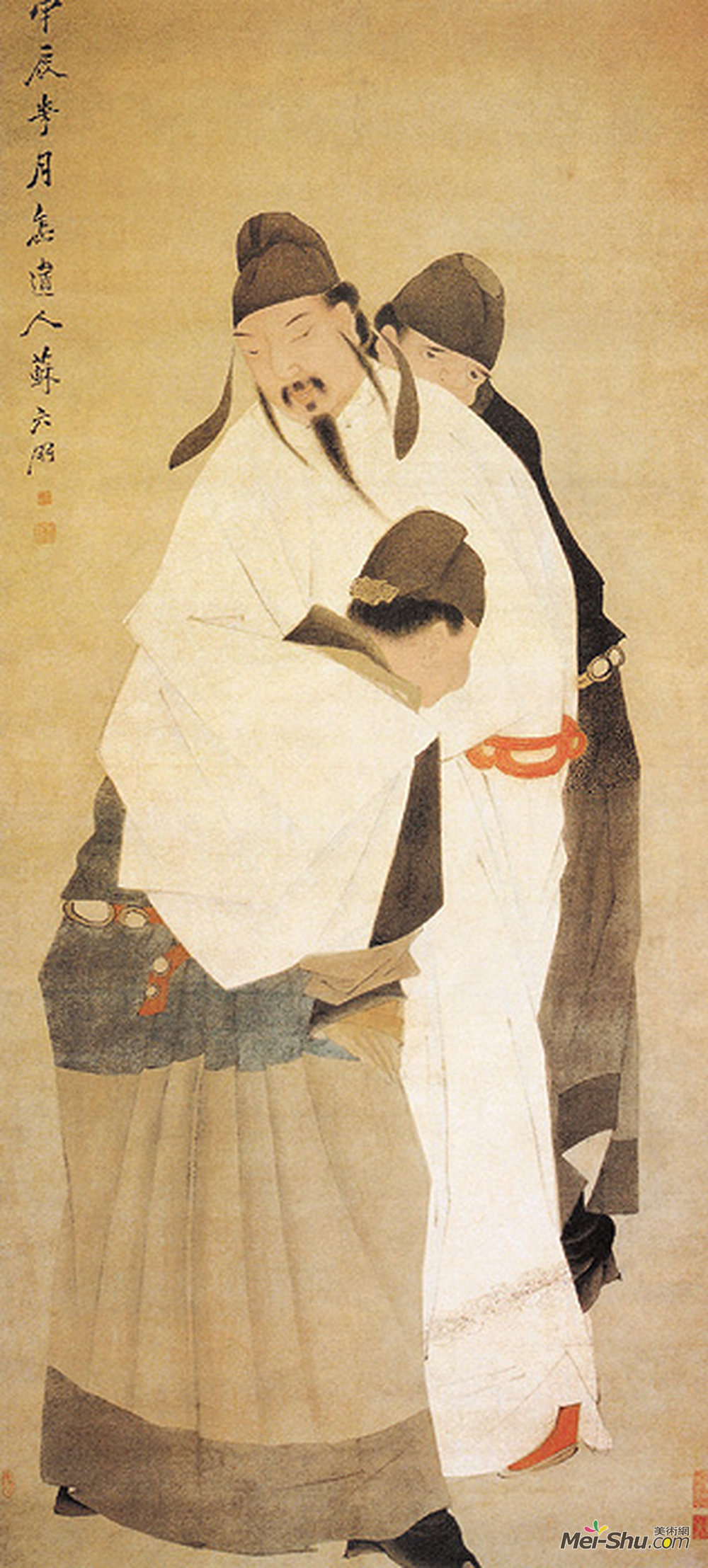《太白醉酒图》清苏六朋