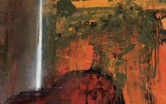 《山水(仿李可染)》刘迅油画艺术作品