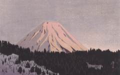 《红富士》奥村厚一版画作品
