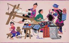 《采风大苗山》周令钊水彩艺术作品