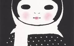 《小姑娘》李平凡版画高清作品欣赏