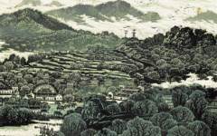 《绿遍山乡》罗映球版画高清作品欣赏