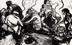 《都市倒影》汪刃锋版画艺术作品欣赏