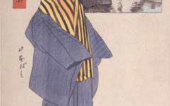 《东京十二景之一》石井柏亭版画高清作品