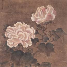 《木芙蓉图》李迪版画高清作品欣赏