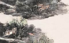 《苏堤春晓》黄宾虹中国画高清作品欣赏