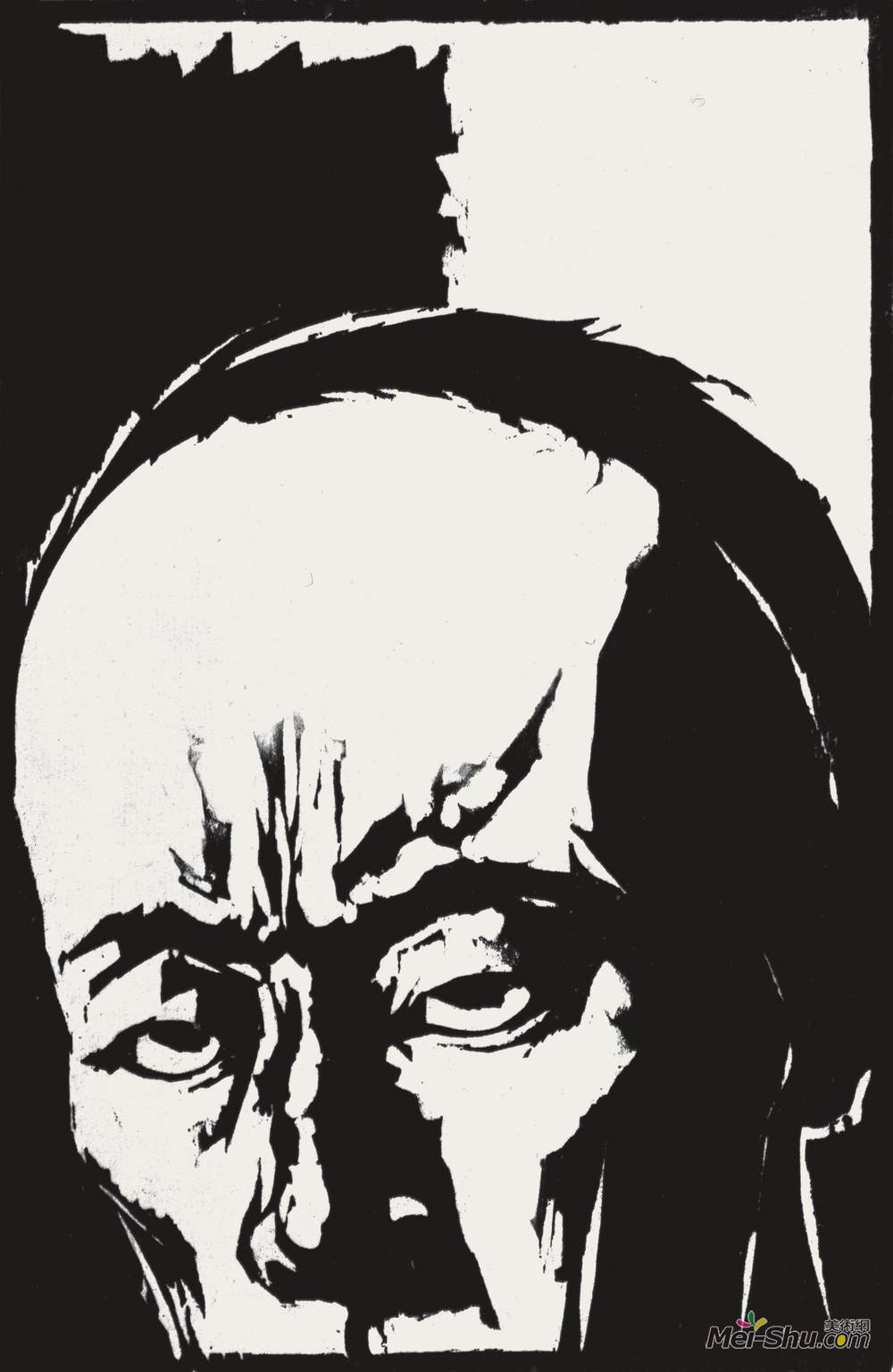 《《狂人日记》之七》赵延年版画艺术作品