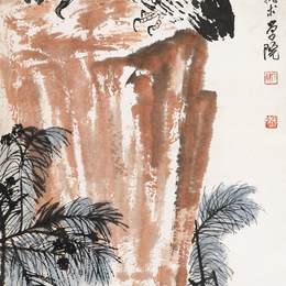 《鹫》陈大羽中国画高清作品欣赏