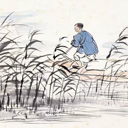 《晚成庐藏书画集锦18》赵望云中国画作品欣赏