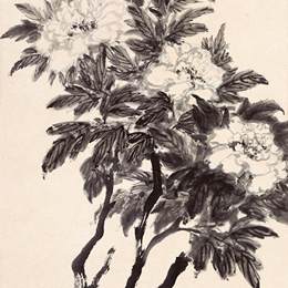 《林区写生3》赵望云中国画艺术作品