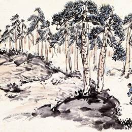 《晚成庐藏书画集锦6》赵望云中国画作品