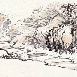 《晚成庐藏书画集锦22》赵望云中国画作品