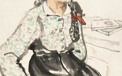 《女大学生》张漾兮中国画艺术作品欣赏
