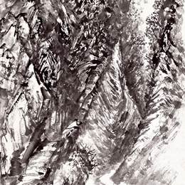 《林区写生15》赵望云中国画高清作品欣赏