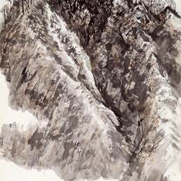 《林区写生14》赵望云中国画艺术作品欣赏