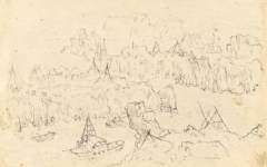《三门峡写生34》赵望云中国画高清作品