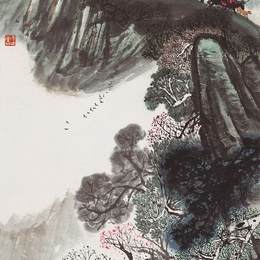 《天山春色》徐庶之中国画高清作品