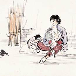 《晚成庐藏书画集锦12》赵望云中国画作品欣赏