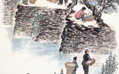 《桑山行 组画之九》赵望云中国画艺术作品欣赏
