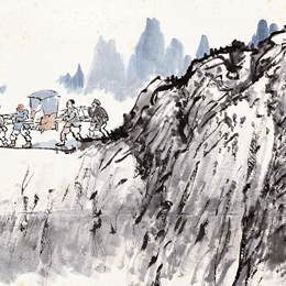《晚成庐藏书画集锦15》赵望云中国画艺术作品欣赏