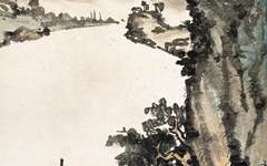 《漓江奇峰山水之十三》张漾兮中国画高清作品欣赏