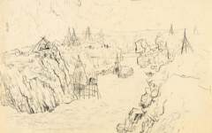 《三门峡写生36》赵望云中国画作品