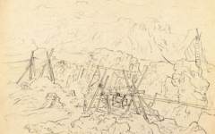 《三门峡写生5》赵望云中国画作品