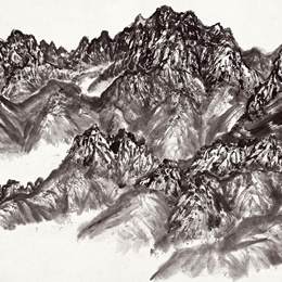 《祁连山写生27》赵望云中国画艺术作品