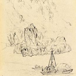 《三门峡写生17》赵望云中国画作品