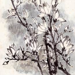 《林区写生21》赵望云中国画作品