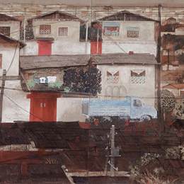 《美好家园之七》翟健群中国画高清作品